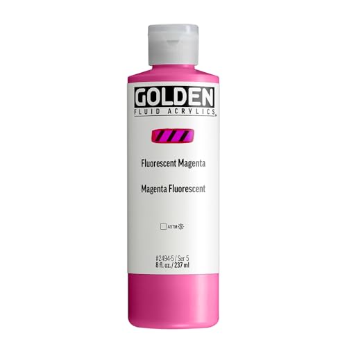 Fluid Acryliques Magenta fluo à forte viscosité fluide flacon 237 ml