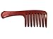 Produktbild Strähnenboy 270 by Hercules Sägemann GROSSER Griffkamm Carbon-Kamm red 23 cm 8 Zinken Lockenkamm Strähnenkamm Afrokamm grobe Zahnung (C270r) antistatisch