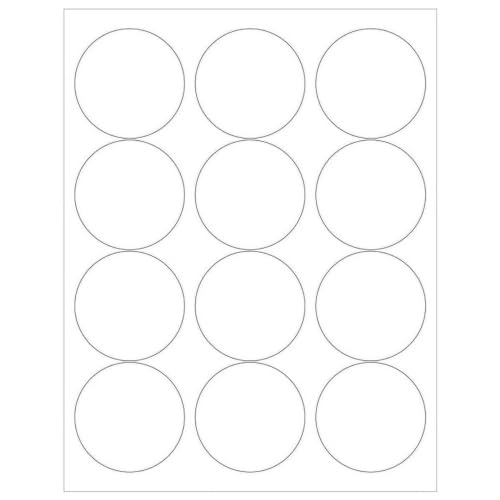 Box Partners LL191GN 1 in. Fluorescent Green Circle Laser Labels - Pack of 6300