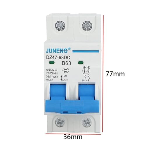 Disyuntor de CC 40A interruptor de protección de circuito para e-bike 48V 3