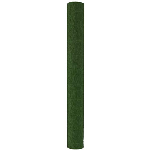 Crepe Paper Roll, Heavy Italian 140 G, 13.3 Sqft, Leaf Green #TOP2