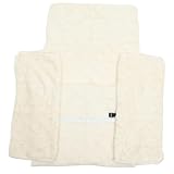 MUCKLILY Funda para Sofá Individual 1 Pieza Manta de Jacquard Diseño Trenzado Color Beige Tela Gruesa y Suave Adecuada para Proteger Sillones y Sillas Reclinables el Hogar