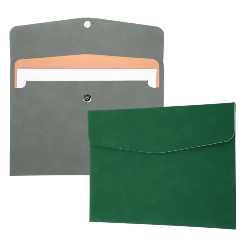 Organisateur portable A4 en cuir PU avec pochette étanche pour sécuriser vos reçus
