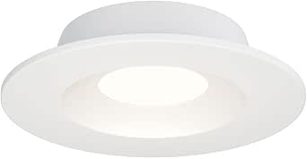 Maxim Crisp - 12W 1 LED Round Recessed Downlight-1.5 Inches Tall and 4.5 Inches Wide-White Finish