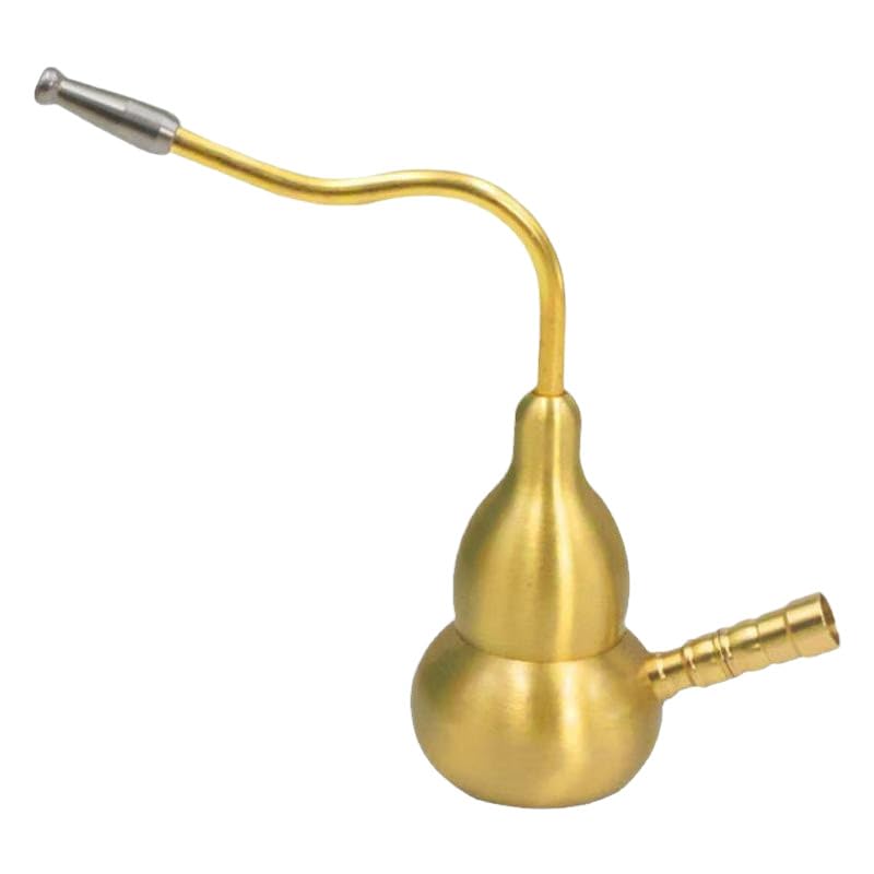 Mini Hookah Set Gourd-Shaped Compact Design with Cleaning Brush 3-in-1 Tool and Metal Screens
