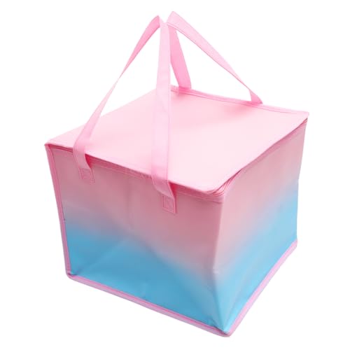 TOPPERFUN Bolsa Térmica Para Comida Domicilio Bolsa Aislante Decorativa Con Cremallera Para Compras Para Almacenar Comida Domicilio Para Llevar