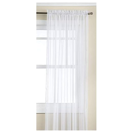 Stylemaster Elegance Voile, 152 cm x 160 cm | Painel, branco