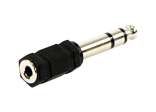 Plugger, adaptateur simple fiche Mini Jack femelle stéréo 3.5mm vers fiche Jack mâle stéréo 6.35mm. Gamme des câbles et adaptateurs Easy adoptée depuis des années par les professionnels de l'audio Cover