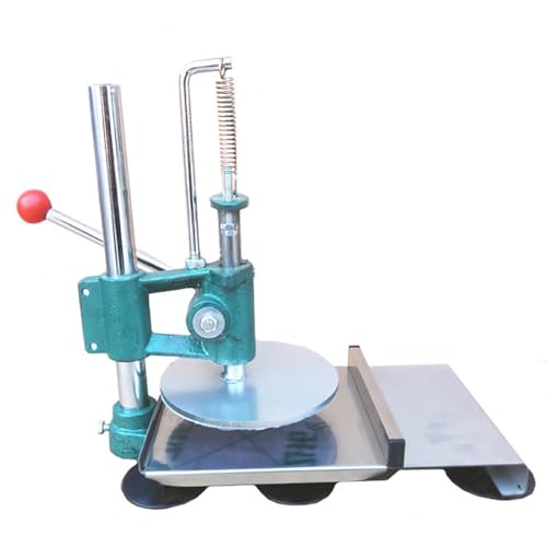 IMOSEI Manual Pizza Doughpress Machine, Dough Roller Dough Sheeter Pasta Maker, Press The Pancake Quickly, Decide The Thickness of The Pancake Independently, for Home Restaurant, 20cm