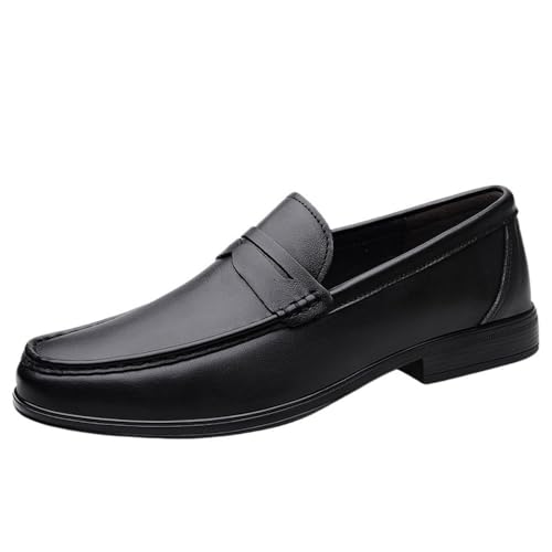 Men Cow Leather Oxford Shoes Slip On Formal Waterproof Non Slip Soft Comfy Casual Fashion Comfortable2
