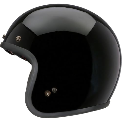 Casque Moto Rétro Bell Custom 500 Solid ECE - Couleur Black Taille M - 4