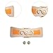 Yiju Indoor Kids Balance Board Balancing Board Strong Load Bearing Fun Children Trendy Wobble Board Balance Seesaw Board for Home, Champagne Orange