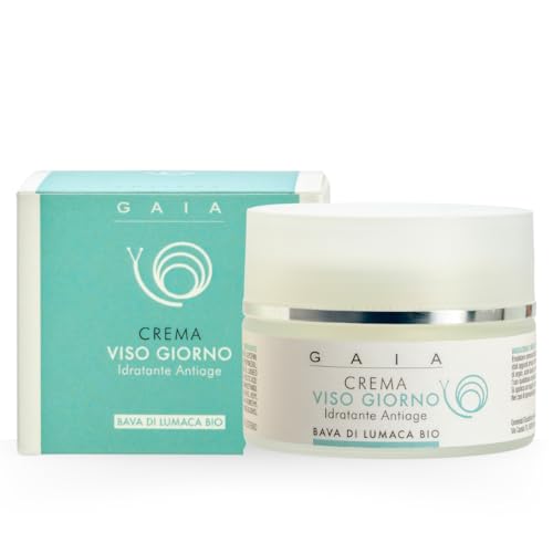 Greenlab Elicicoltura Crème Visage Bave d'escargot Pure 85% Gaia 50ml; Hydratant, Antiage, Apaisant, Nutritif, Étirer les rides et élimine les taches et les cicatrices; Pour tous les types de peau,