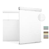 Boolegon Aluminum Top Down Bottom Up Cellular Shades Light Filtering Cordless Honeycomb Blinds for W