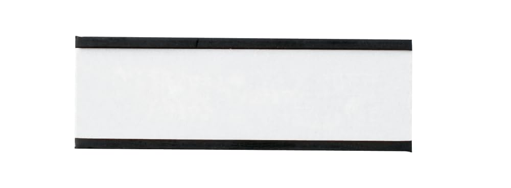 Legamaster Magnetic Label Carriers with White Insert Cards 60x20mm [Pack 54] Ref ET26
