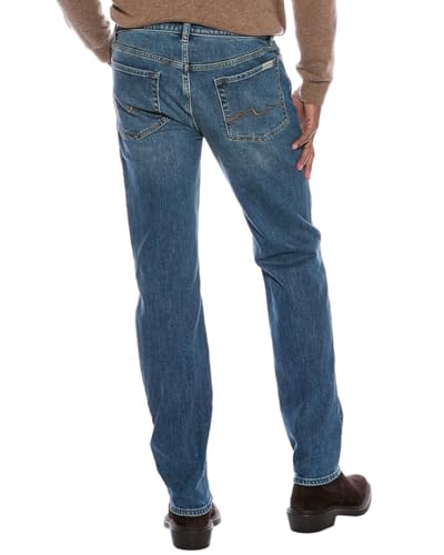 7 For All Mankind Men's Slimm with Squiggle Slim Fit Jeans2