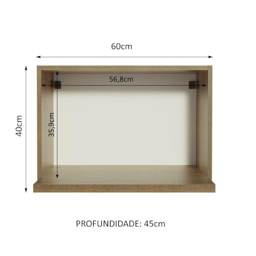 Cocina, Home muebles microondas madera Marca Madesa (2)