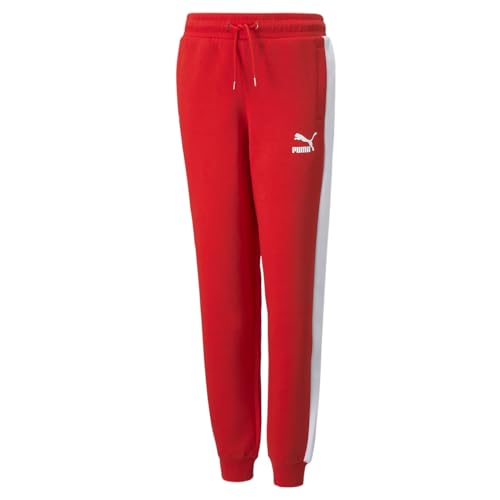 PUMA Kids Boys Iconic T7 Pants Dk Cl B - Red