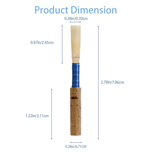SOUNDACTURE Artist Oboe Reed - Medium Soft Handmade Reed for Oboe, Premium Tone Quality, Perfect for Intermediate and Advanced Players, Excellent Playability - Thumbnail 3