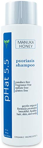 Shampoo for Psoriasis Relief - Anti Dandruff Shampoo and Dry and Itchy Scalp Treatment - Organic and Natural Formula with Manuka Honey and Aloe Vera - Gentle for Sensitive Skin (16 oz)