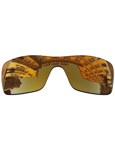 Image of Lenses Replacement for Oakley Batwolf OO9101 Sunglass - Bronze MirrorCoat Polarized