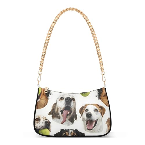 Sac à main pour femmes au motif original de chiens et design multicolore 87