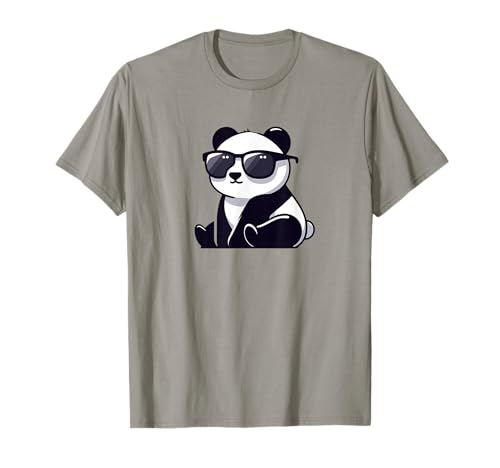 Panda con gafas de sol - Divertido animal favorito del zoológico Camiseta