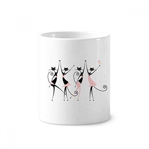Chat en céramique pot à crayon mignon 350ml et tasse de rangement table