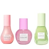 Glow Recipe Niacinamide Dew Drops Facial Serum & Illuminating Makeup Primer (40 ml) + Plum Plump Hyaluronic Acid Skin Care Serum with Antioxidant Plum (30 ml) + Avocado Ceramide Serum (30 ml)