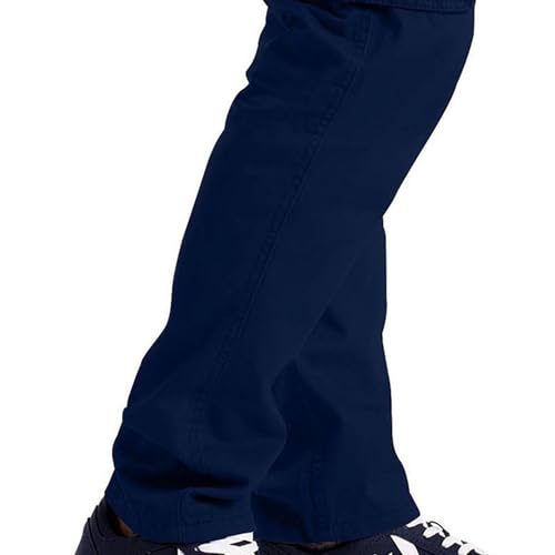 Cargo Pants for Men Slim Fit with Articulated Knees Trousers Casual Stretchy Outdoors Work Wear2