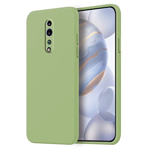 HONLEN Funda Compatible para OPPO RenoZ Case, (6.4' Inches) Líquida TPU Silicona Cover con Anti-Rasguño, Cáscara Suave Cubierta Verde Matcha