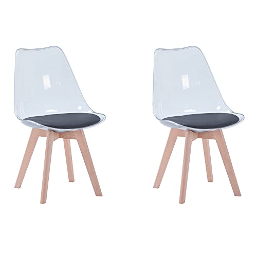 BenyLed Set di 2 sedie da pranzo in stile