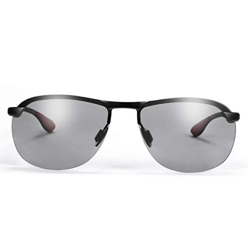 Image of YIMI Men's Semi-Rimless Sunglasses (Pack of 1)