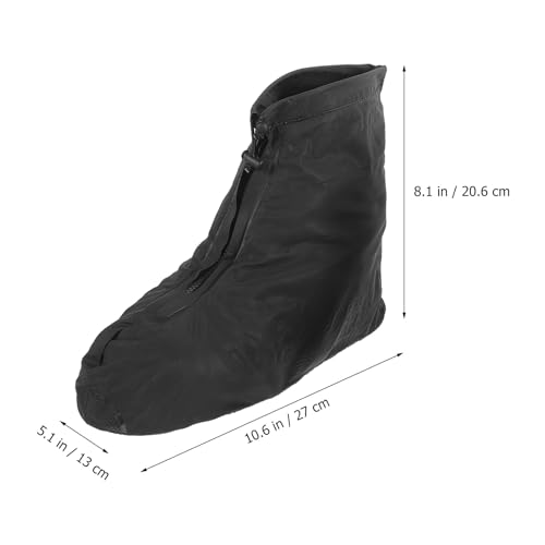 Calzado Impermeable con Cremallera, 4 Unidades XL Negro miniatura 2