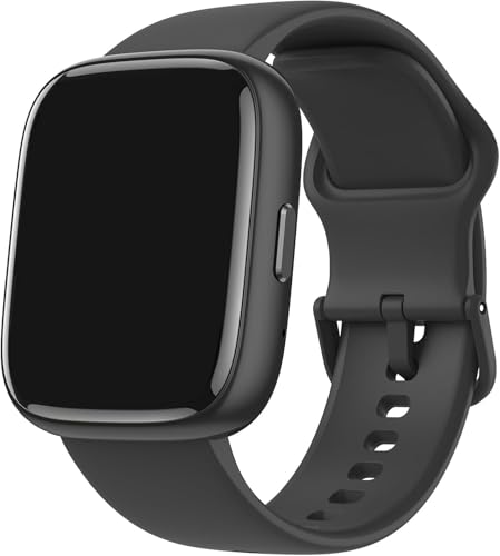 KEEPONFIT Smart Watches for Women Android/iPhone, IP68 Waterproof Fitness Tracker with Bluetooth Calls(Answer&Make), Activity Pedometer/Heart Rate/SpO2 Monitor/100+ Sports Model (W20 Black)