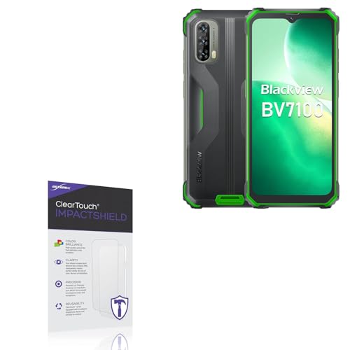 BoxWave Screen Protector Compatible With Blackview BV 7100 - ClearTouch ImpactShield (2-Pack), Impenetrable Screen Protector Flexible Film