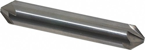 Hertel Countersink, Right Hand Cut, Solid Carbide, 1/2" Head Diameter, 82° Included Angle, 6 Flute, 1/2" Shank Diameter, 3" OAL