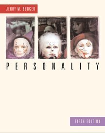 Personality by Jerry M. Burger (1999-12-13)