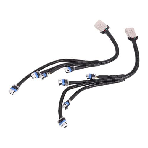 ENA Set of 2 Ignition Coil Relocation Connector Wire Harness Compatible with Cadillac GMC Silverado LQ9 LQ4 LS2 LS3 LS7 LSX 5.3 6.0 6.2 7.0 Replace for 12558693 D581 10457730 19005218 D585