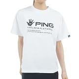 [ピン アパレル] レディース 半袖 プリントTシャツ (ブランドロゴ) / ゴルフ / 622-5164300 030_ホワイト LL