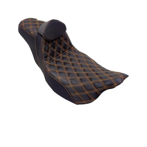 Asiento trasero doble ergonómico y cojines respaldo para moto Electra Street Glide 2
