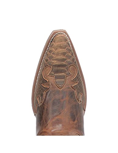 Laredo Tan Lexington Men's 12 inch Snip Toe Western Boots 685484