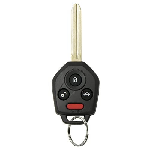 Keyless2Go Replacement for 4 Button Remote Key Combo Subaru CWTWB1U811 57497-FJ230 57497-AL00A 57497-FJ021 B110 G Chip