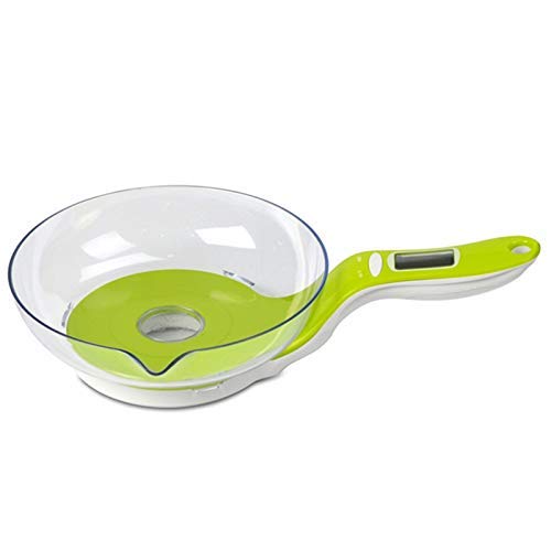 Home Digital Kitchen Food Scale and Multifunction Weight Scale with Removable Bowl, 6.6 Lb 3kg(Green) Kitchen