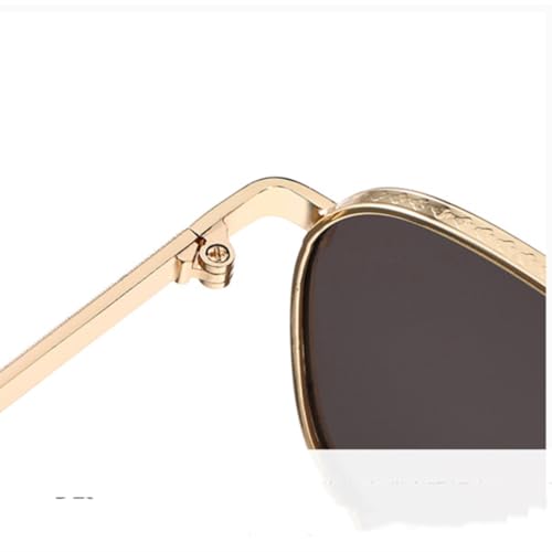 Lunettes de soleil ovales en métal rétro et tendance pour hommes et femmes - 3