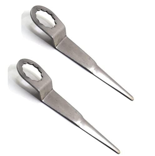 Pneumatic Air Windshield Remover Cutter Blade 90mm Replacement Bent Blade for Remover Car Doors Window Seal Cutter Windscreen Removal Tool Parts 2PK