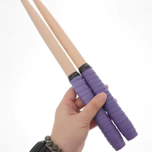 Baquetas Maibachi para tambor Taiko de madera con mango antideslizante miniatura 4
