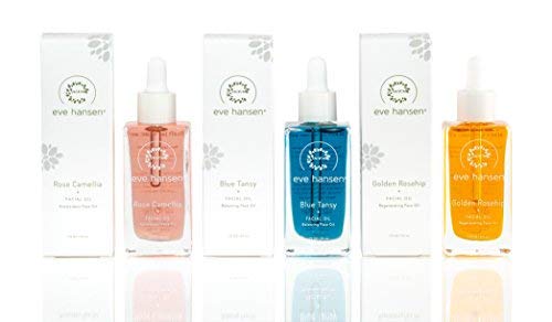 Eve Hansen Blue Tansy Facial Oil Moisturizer - Balancing Face Oil With Squalane Oil, Rosehip Oil, Turmeric, Vitamin E Oil For Skin | Non-Greasy Face Moisturizer, Anti Aging Oil - 1.7 Oz #TOP5