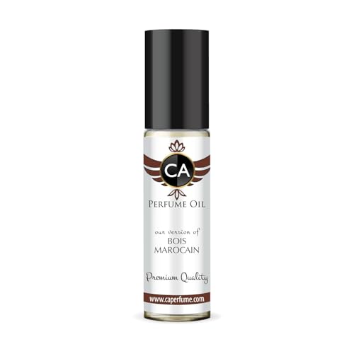 CA Perfume Impression of Bois Marocain Unisex Fragrance Oil Woody Spicy Scent Long Lasting Perfumes for Women &amp; Men Travel Size TSA Ready Mini Parfum Body Oil Roll-on 0.33 Fl Oz 10ml