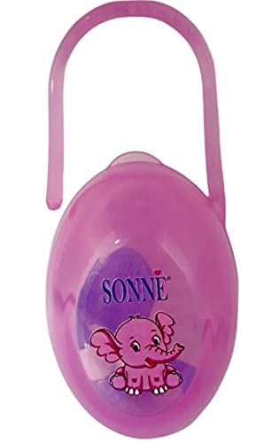 Sonne Porta Chupeta - Elefante C/1 Unidade Rosa